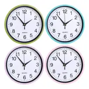 Use Wall Clock Distance Visible Number Round for Home Office Decor Silent