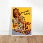 Rowntree's Fruit Gums Retro Advertisement Framed Poster Print