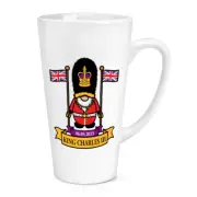 Gonk Beefeater Kings Guard 17oz Large Latte Mug Cup Charles III Coronation Gnome