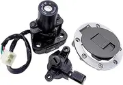 Ignition Switch for Suzuki GS500 for RGV250 for GSF1200 for Bandit for TL1000R Motorcycle Ignition Switch Key Seat Lock Fuel Tank Gas Cap Cover Motorcycle Ignition Switch Lock