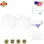 Soft Breathable 10-Pack Cotton Percale Cot Sheets - Ideal for Boys and Girls