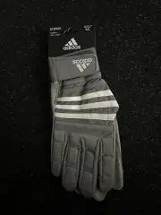 New Grey Adidas SCORCH THRILL LEATHER Football Gloves Size XXL Vintage