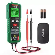 TESMEN TSM-192 Handheld Digital Multimeter Voltage Tester with Leads Voltmete...