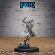 Katana Master Swordsman C by Epic Miniatures RPG D&D Pathfinder 3D Print