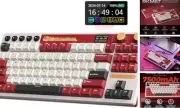 M87 Wireless Gaming Keyboard with Screen and Dual Knob, 75% Percent