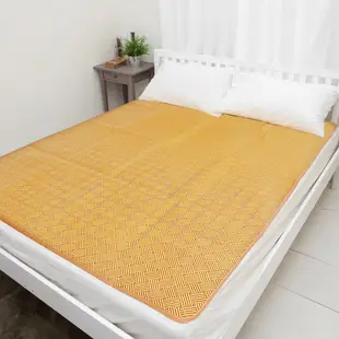 【凱蕾絲帝】台灣製造-天然舒爽軟床專用透氣紙纖雙人加大涼蓆(6尺)