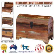 Antique Style Handmade Reclaimed Recycled Solid Wood Storage Box Chest Trunk NEW
