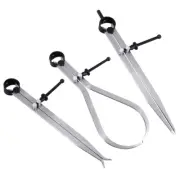 3 Pcs Caliper Portable Durable Inside ID Outside OD Calipers Students