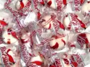 RED BIRD Peppermint CANDY ( ONE Pound Bulk ) HANDCRAFTED CANDY PUFFS MELT MINT