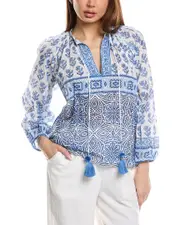 Bella Tu Nicki Peasant Top