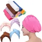 Microfiber Bath Towel Hair Dry Hat Hair Drying Towel Dry Hair Turban Shower Cap