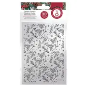 Tonic Studios 3D Embossing Folder - Timless Tidings - Mistletoe Shower