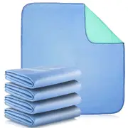 5Pcs Bed Pad Water-Resistant Protector Absorbent Incontinence Washable Underpad