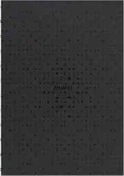 A5 Black Folio Notebook Refill 56 Sheets