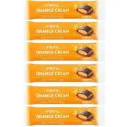 901367 6 X 49g BAR FRY'S FRYS ORANGE CREAM RICH DARK CHOCOLATE W/ FONDANT CENTRE