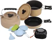 Lljsszr Camping Cookware Set Multipurpose Camping Pot for Picnic BBQ Backpacking