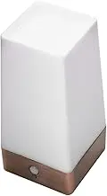 Centerline Wireless Motion Sensor LED Night Light, Battery Powered Table Lamp,Smart Touch Sensitive Lights for Kids Room, Bedroom, Bedside, Bathroom, Hallway (Square)