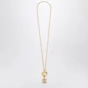 [Loewe] Anagram necklace in gold-plated silver One size Metal