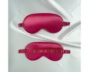 Double-sided artificial silk eye mask sleeping aviation sleeping shading eye mask mulberry silk eye mask