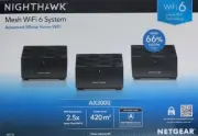 NETGEAR Nighthawk AX3000 Dual-Band Mesh WiFi 6 System 3 Pack