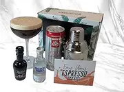 Photography Backdrop Club Espresso Martini Kit with Mini Chrome Cocktail Shaker