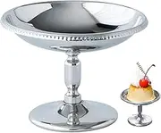Steel Ice Cream Cups - Elegant Stainless Steel Footed Yogurt Bowls | Steel Sundae Cup, Exquisite Ice Cream Container, Kitchen Gadgets for Homemade Dessert Plting Afternoon Tea Camping Picnic