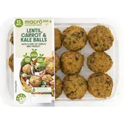 Macro Lentil Carrot & Kale Balls 12 pack