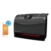 Infrared Heater Wi-Fi Smart Phoenix Floor To Wall Portable Unit 1500 Watts Gray