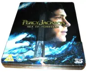 Percy Jackson: Sea of Monsters - New Sealed 3D Blu-Ray - Steelbook Edition