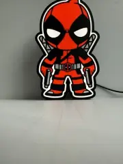 3D Printed Deadpool Night Light On/off Which And Dimmers