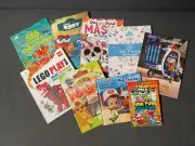 Childrens Mix n Match Book Bundle incl Disney Sticker Colouring Activity Story