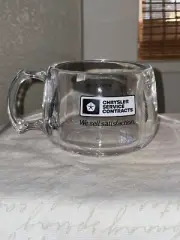 Chrysler Service Contracts We Sell Satisfaction Hard Plastic Clean Mug 3” Tall