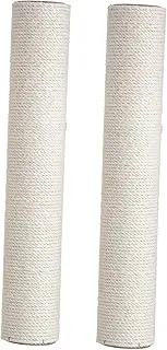 SUPVOX 2pcs Cat Scratching Post Replacement Pillars for Indoor Cats Durable Climbing Frame Furniture Protector Easy Install Scratch Posts