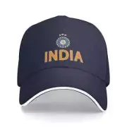 India Cricket Baseball Cap - Navy