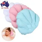 Soft Inflatable Fan-shaped Cushion Pillow Bathtub Spa Bath Pillow