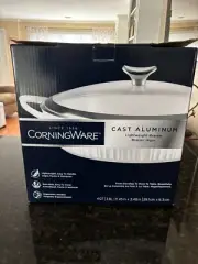 Corningware Cast Aluminum Braiser with White Lid - 4 Qt BRAND NEW