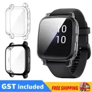 Shockproof Clear TPU Case Full Cover Screen Protector For Garmin Venu SQ Music