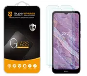 [2-Pack] Supershieldz Tempered Glass Screen Protector for Nokia C10 / Nokia C20