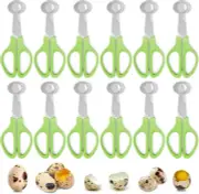 Stainless Steel Quail Egg Cutter Scissors Set Of 12 Easy Use Kitchen Tool