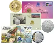 2021 3 x PNC ANDA Sydney Money Expo FDC Stamp+Coin Set/Trio-Animalia+Queen 95th+