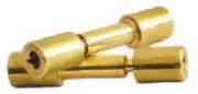 SET of 2- Two Miniature Stainless Corby Style Rivets 5/32" Head x 7/8" Length