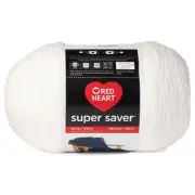 Red Heart Super Saver 1000g-White E300C-0311