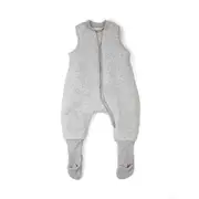 Baby Studio Infant Soft Sleeveless Sleep Bag w/Legs Grey Marle Cotton 2.5 Tog M