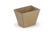 300 X Kraft Brown Disposable Chip Boxes Bulk Takeaway Party Chips Cups Box