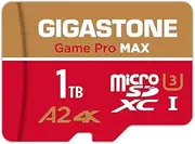 [5-Yrs Free Data Recovery] GIGASTONE 1TB Micro SD Card, 4K Game Pro MAX, MicroSDXC Memory Card for Nintendo-Switch, GoPro, Action Camera, DJI, UHD Video, R/W up to 100/90 MB/s, UHS-I U3 A2 V30 C10