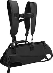 Dog Hiking Backpack | Adjustable Horizontal Portable Dog Backpack | Wearable Multifunctional Travel Products for Front Support Hiking Travel Biking Cycling Motorcycle