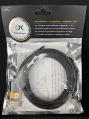 Cable Matters Mini DisplayPort to Display Port in Black 6 Feet NEW SEALED