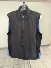 NWT MEN'S DUNNING GOLF BERWICK FULL ZIP VEST, SIZE: S, COLOR: BLACK (M10)