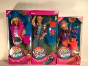 SET of 3 CAMP BARBIE KEN SKIPPER New in Boxes