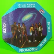 The Jacksons Victory Tour Backstage Pass 1984 Original Cloth Michael Pop Soul